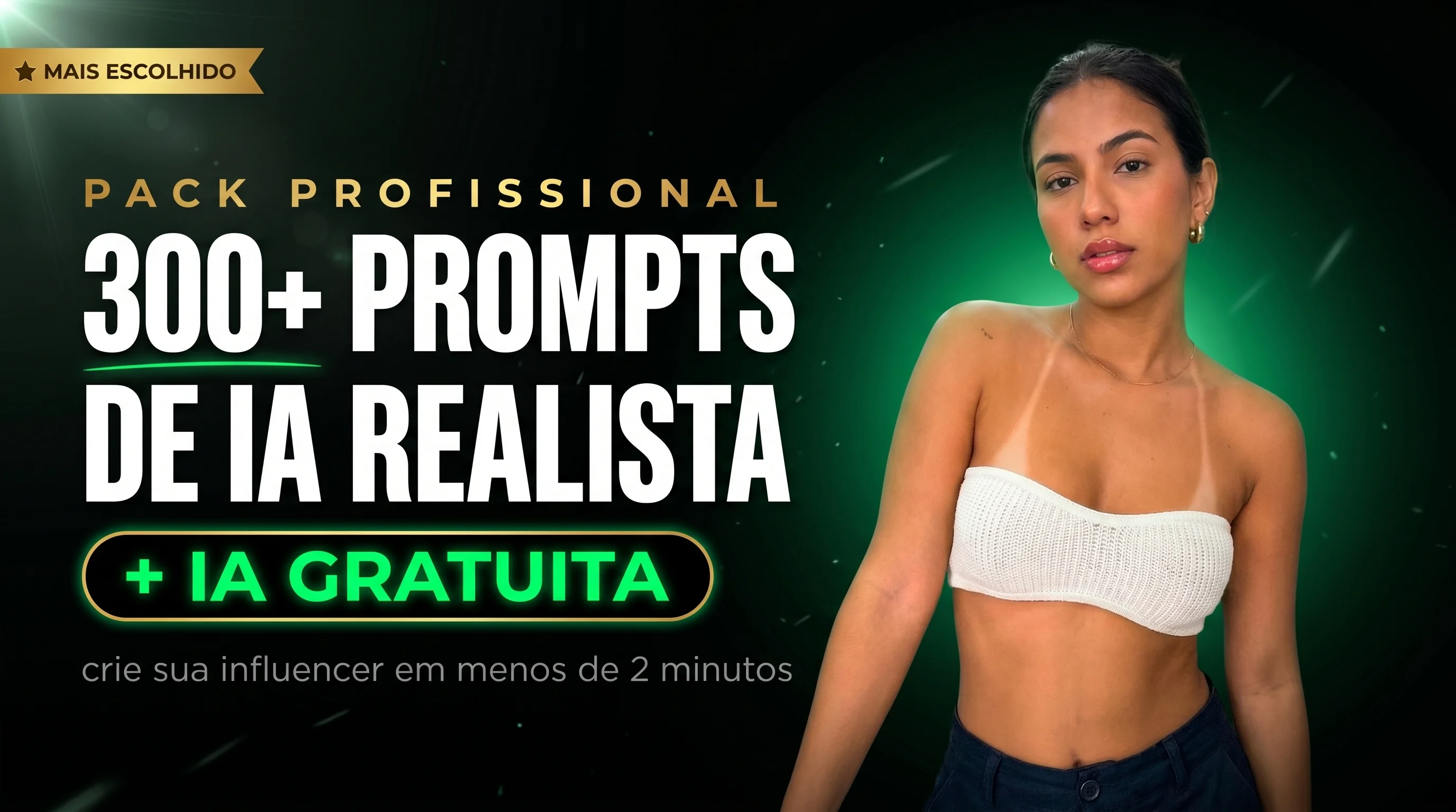 Pack 300+ Prompts de IA Realista com IA Gratuita